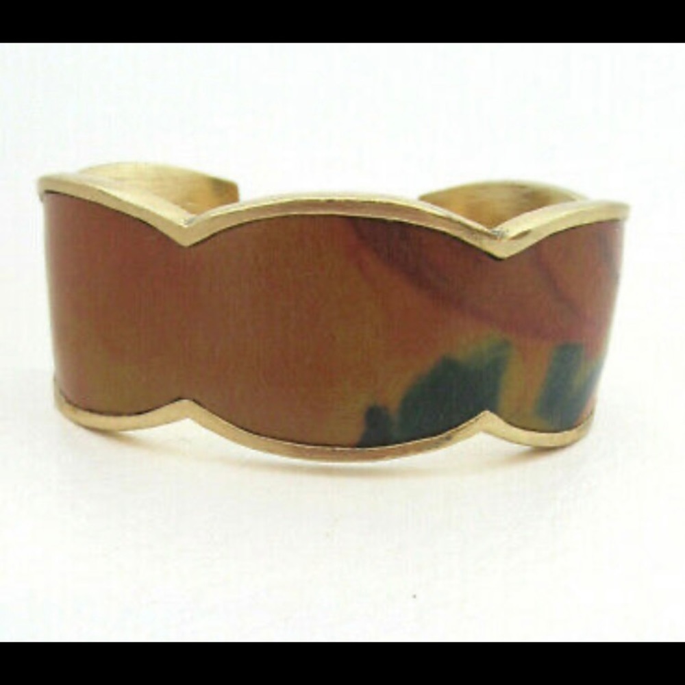 Patricia Nash Elisabetta Cuff Bracelet Floral S/M